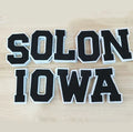 Wholesale in Stock English Letter Patch Embroidery Iron on Cloth Sticker