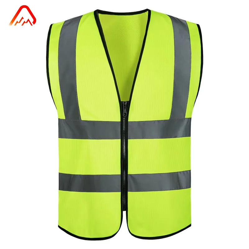 Hot Sale Highly Light Reflective High Visibility Safety Vest Construction Worker Vest Roadway Safety Vest