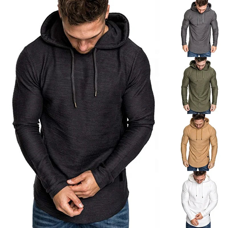 Long Sleevie  New Fashion High Quality Custom logo Design Print Gym Stringer Hoodie t Shirts