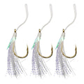 Manufacturer 1/0 2/0 3/0 4/0 5/0 High Carbon Steel With Skirt Jig Fishing Assist Hooks
