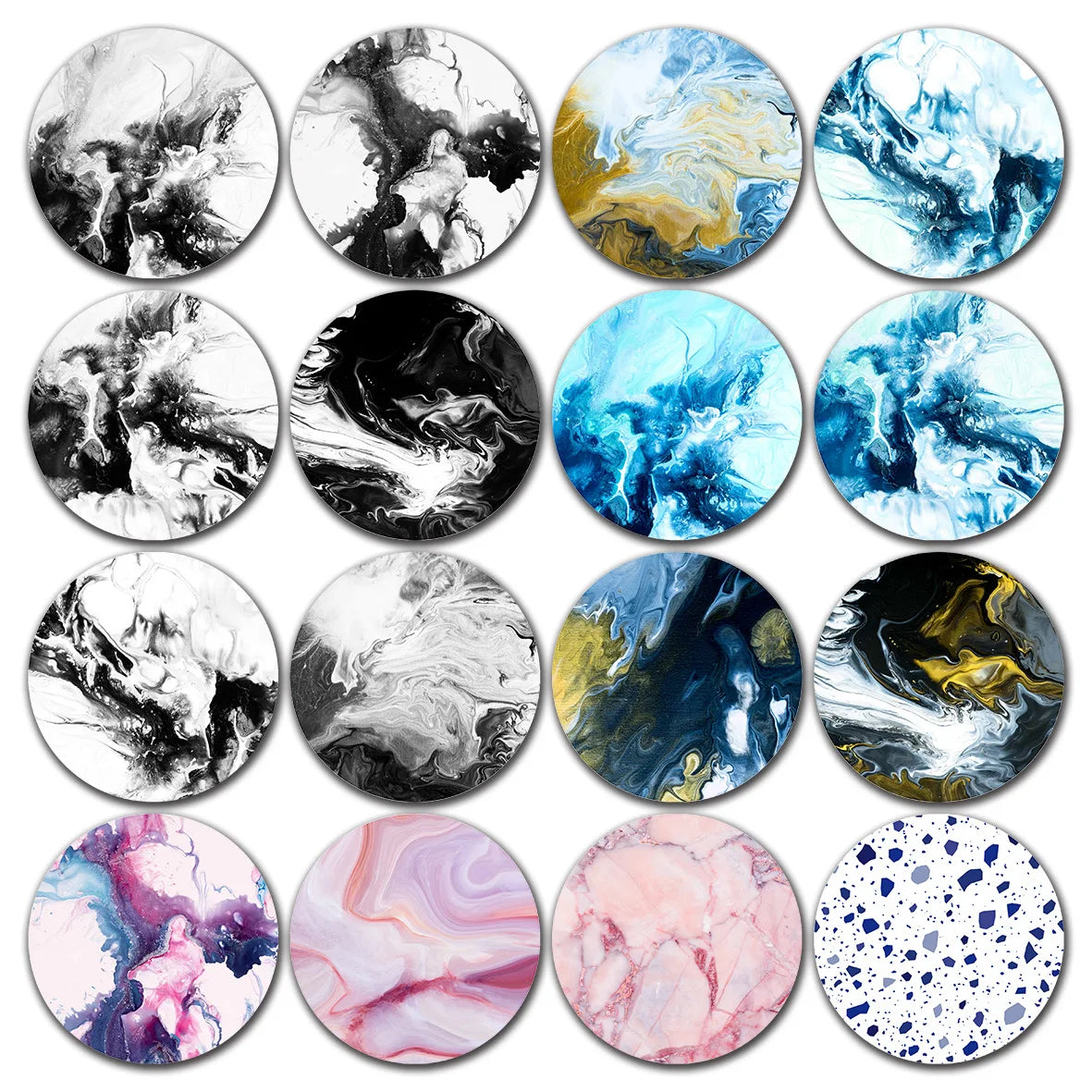 Wholesale Cheap Coaster Ceramic Blank Sublimation Sandstone Absorbing Ceramic Coaster