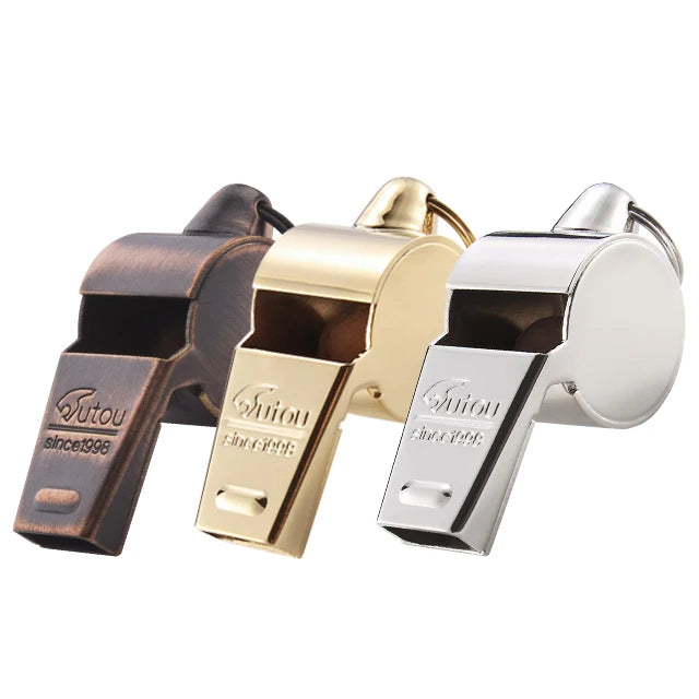 Wholesale Bird Dog Training Clickers Golden Brass Metal Whistle