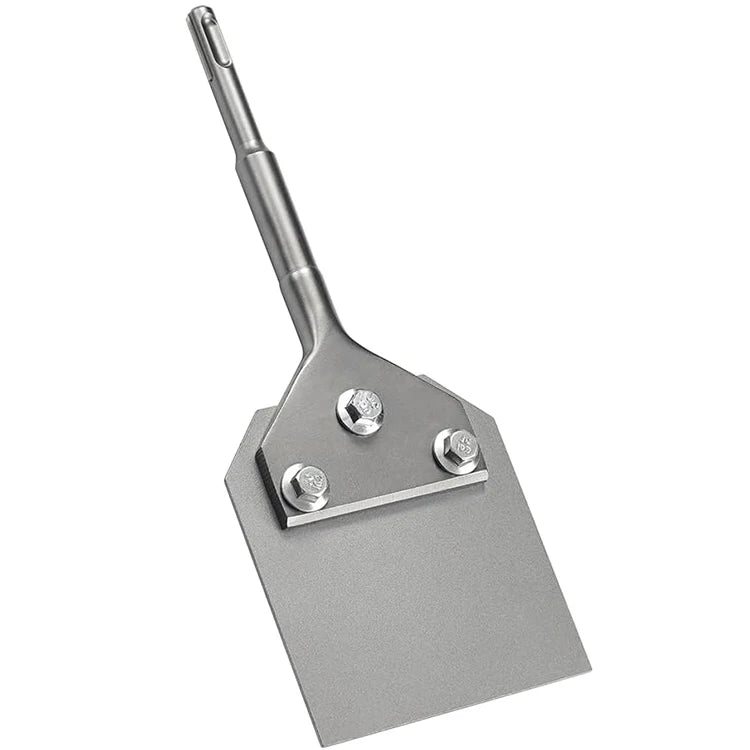 4 Inch DIY Industrial Grade SDS Plus Floor Scraper Tool Kit for Masonry Removes Thinset and Adhesives