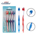 High Quality Soft Nylon Bristle Manual Toothbrush for Home Use OEM Private Label Ergonomic Anti-slip Handle Soft Toothbrush ODM