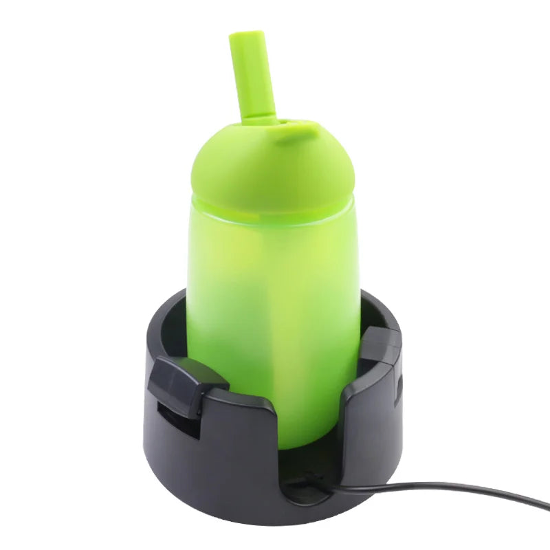 Non-slip Adjustable Drinking Coaster and USB Heating Pad on Table Placemats Anti-Spill Coffee Cup Mat USB Cup Mug Warmer