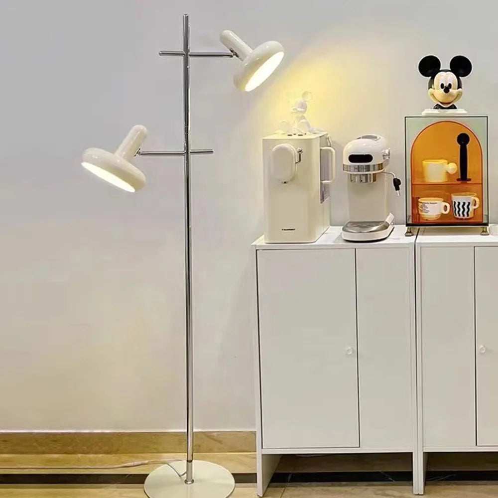 Nordic Art Design Cream E27 Plug LED Floor Lamp High Quality Home and Hotel Decoration European Style