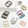 16mm 25mm 32mm 34 Wide  Metal Big Double Roller Con Bar Single Roller Hardware Belt Buckle Clasp Adjustable Pin Buckle for Bag