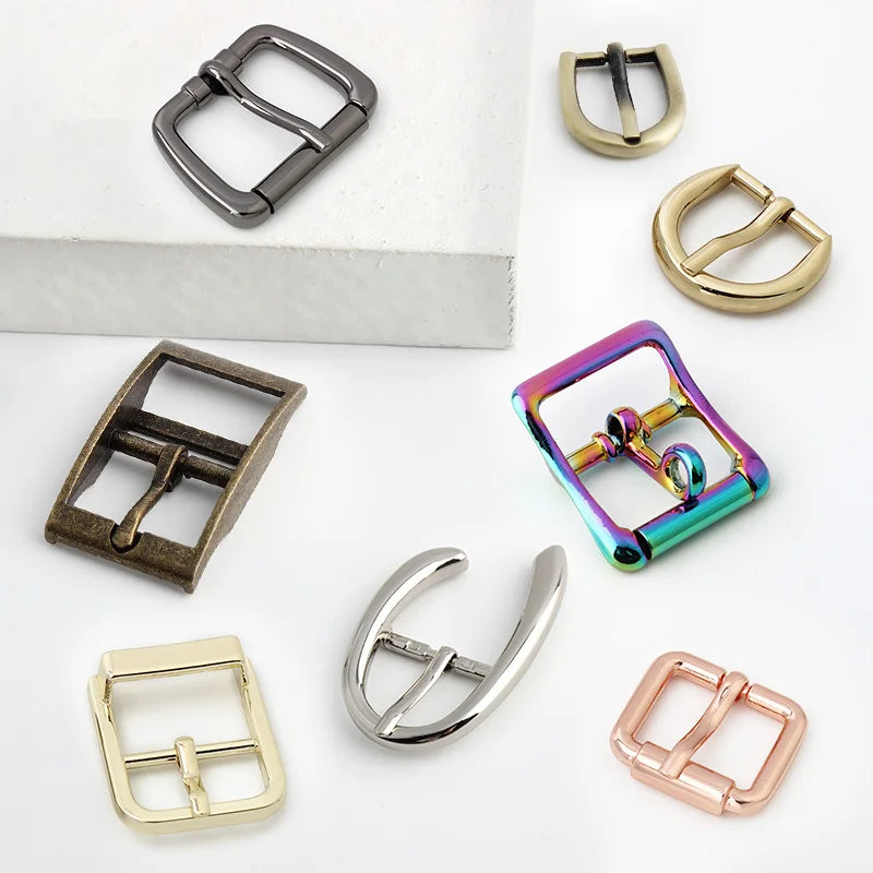 16mm 25mm 32mm 34 Wide  Metal Big Double Roller Con Bar Single Roller Hardware Belt Buckle Clasp Adjustable Pin Buckle for Bag
