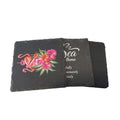 Hot Sell Slate Coaster Stone Table Drinks Cup Coaster Table Decoration Wedding Table Slate Coaster