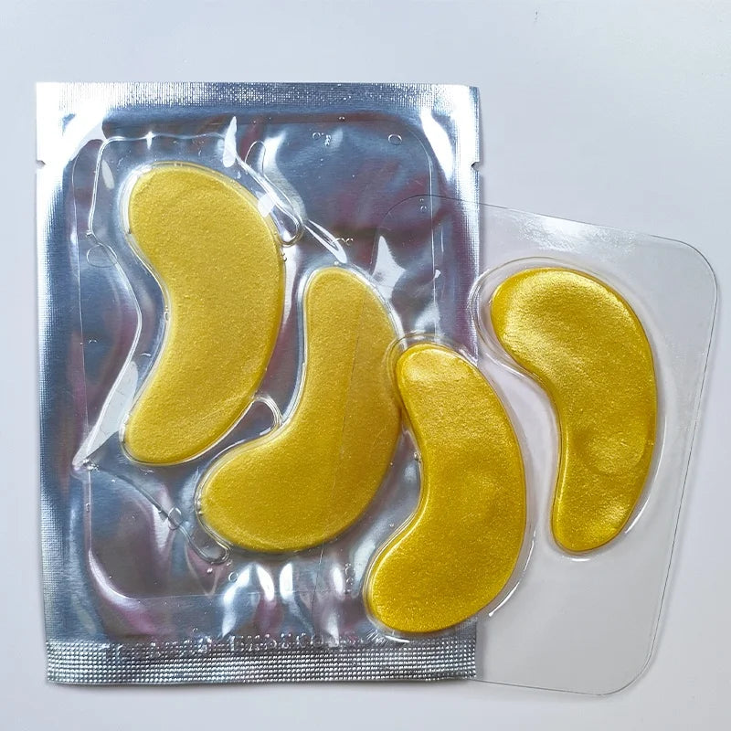 Quality Collagen Eye Gel Pads Oem 24K Gold Gel Collagen Eye Pads Hydrogel Collagen Anti Wrinkle Eye Mask Manufacturer