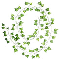 2.2m Green Ivy 81 Leaves Artificial Plants Grape Vine  Foliage Home Wedding Decorative Flowers  Artificial Dried Door Grape Leaf