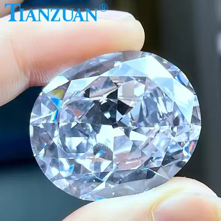TIANZUAN JEWELRY Imitationsss Famous Diamond Series Synthetic HOPE Diamond Cubic Zirconia Loose Gemstone