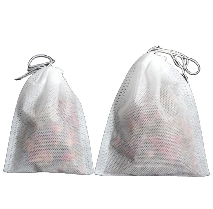 Custom Size Food Grade Eco-friendly Heat sealed Coffee&tea Non-woven Corn Fiber Bag Paper Filter