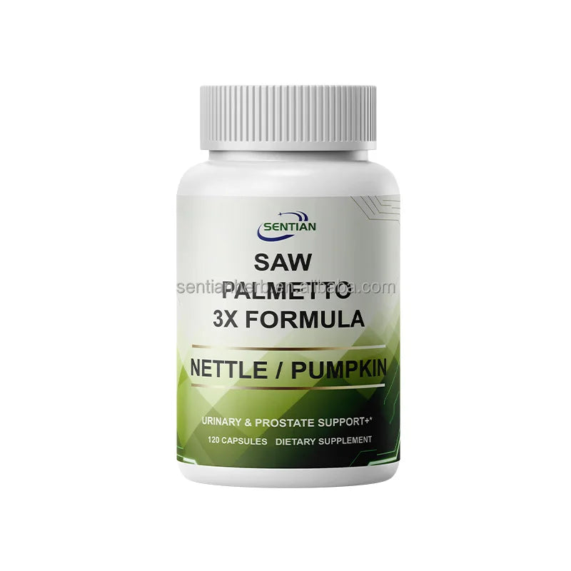 OEM Saw Palmetto Prostate Capsules Plant Based Prostate Supplement and Hair Support Saw Palmetto Extract Capsules