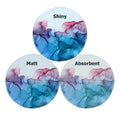 Blue Marble Ceramic Stone Coasters Kinds Mugs Cups with Cork Base Drink Absorbent Decorative Mats & Pads Free Sample Offered