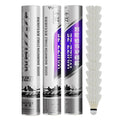 Approved Goose Feather Birdie Shuttlecock Custom logo Professional Badminton Shuttlecock