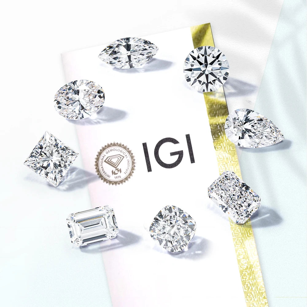 Mishang Fancy Loose Lab Created Diamond OEM ODM CVD HPHT IGI Certified Wholesale Excellent Cut Loose Lab Grown Diamond