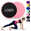 ZJFIT Foldable Custom Push-Up Floors Sliding Gym Pilates Gliders Ab Exercise Core Sliders Fitness Workout with Resistance Band