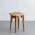 2 PCS Multifunction Plywood Stool Children's Adult Living Room Home Small Bench Tea Table Chair Square Kindergarten Wood Stool