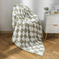 Winter Blanket for Warmth and Skin Friendly Coverage New Style Knitted Throw Blankets Home Decor Polyester Soft Blanket for Home