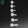 Male Luer Integral Lock Ring Plastic Male Luer to Tube Connector Tubing Adapter