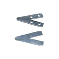 Heavy Duty 11*62mm Universal Iron Silver Zinc-plated Connector Triangle Corner Brace Picture Aluminum Frame Bracket Fastener MegaBDM