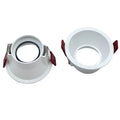 Modern Anti-Glare LED Downlight Single Sided Ring GU10 MR16 Lamp Cup Die Casting Aluminum Cob Spot Lights Recessed Lighting