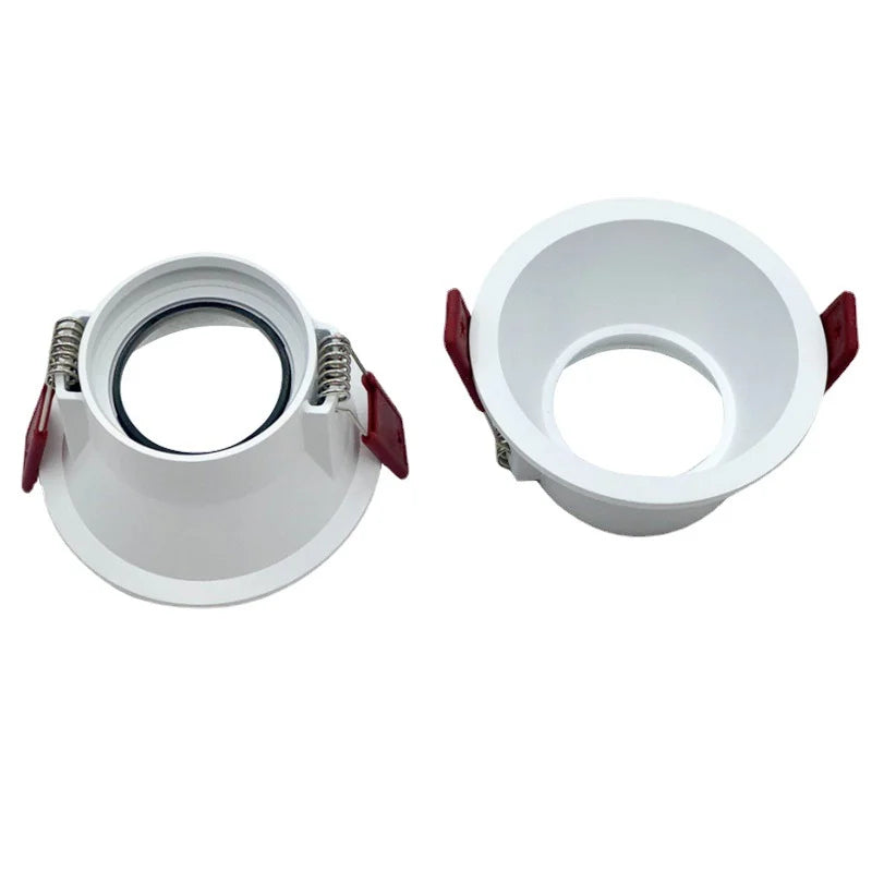 Modern Anti-Glare LED Downlight Single Sided Ring GU10 MR16 Lamp Cup Die Casting Aluminum Cob Spot Lights Recessed Lighting