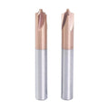 Coated HRC55 Tungsten Steel Internal R Angle Endmills Concave Arc Chamfer Cutter
