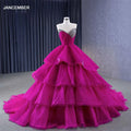 Vintage Layering Pink Diamond Two Wear Party Ball Gown Evening Dresses Jancember Rsm231068