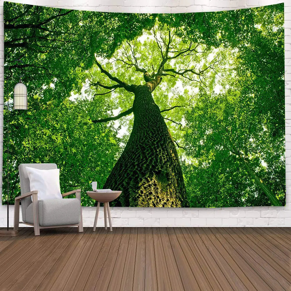 Natural Forest Tapestry Landscape Printed Large Wall Tapestries Cheap Hippie Wall Hanging Decor