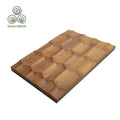 MUMU Sound Absorption Decorative Board Pet and Slatted Wood Veneer Acoustic Panel for Interior Wall