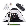 Portable Plastic Golf Hitting Net for Indoor/Outdoor Practice Swing Training & Driving Range Aids