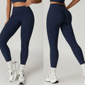 CNSHELL High-waisted Butt-lifting Custom Logo Brushed Fabric Yoga Leggings Fitness Running Gym Sports Pants
