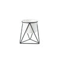 Wholesale Nordic Simple Fleshy Iron Frame Tabletop Vase Ceramic & Porcelain Triangle Iron Design