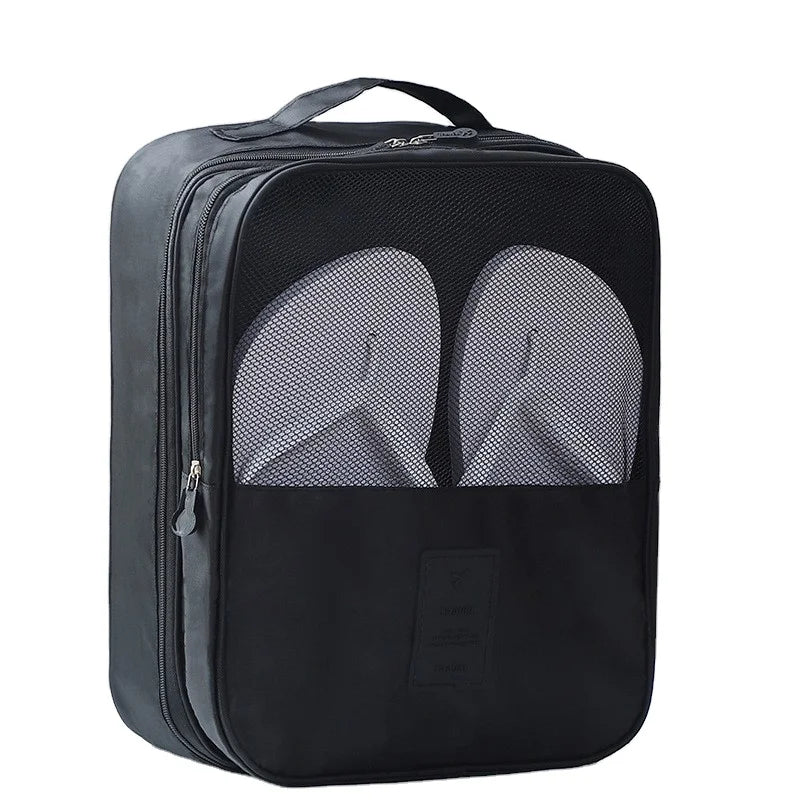 Customize Clear Mesh Portable Underwear Clothes Storage Bags Multifunction Shoes Container for Travel Shoe Bags for Men