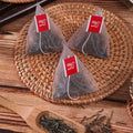 Food Grade Triangle and Pyramid Empty Nylon Mesh Corn Fiber Filter Bag for Tea Flower Packaging