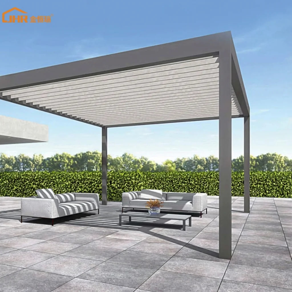 Aluminum Garden Sunroom Modern Glass Patio Room for Villa Outdoor Leisure Space and Residential Extension