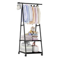 Removable Coat Rack Kids Standing Clothes Laundry Drying Hanger Coat Rack with Shelf