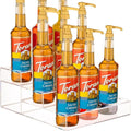 3 Tier Acrylic Bottle Holder to Storage Wine Champagne Coffee Syrups Display Rack