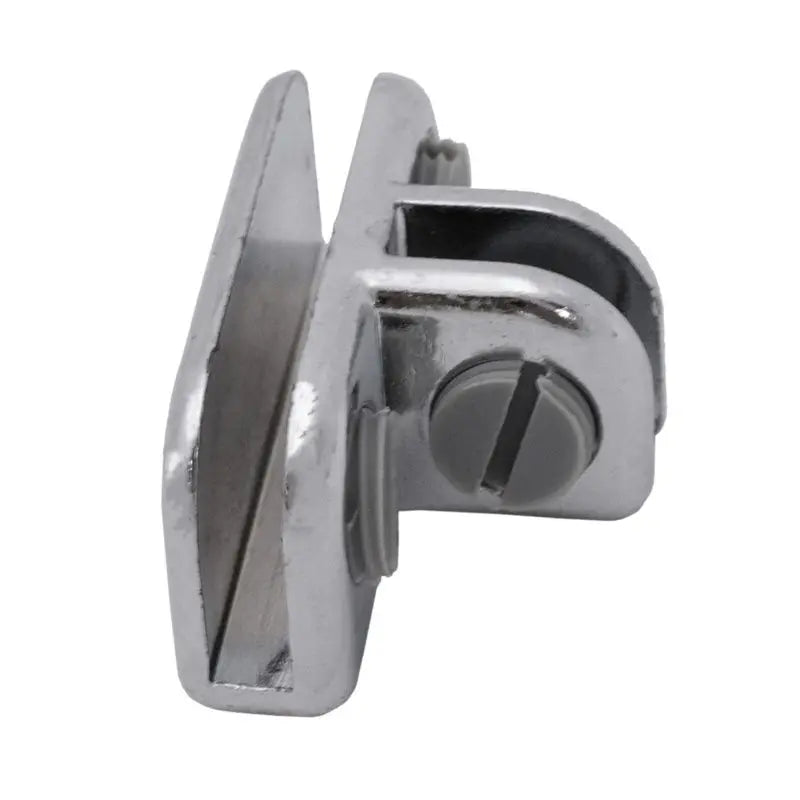 Adjustable 3 Way Zinc Alloy Chrome Plated Glass Cube Display Customized Size 3.0-6.0mm Shelf Connector Supermarket Supplies