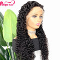 Half Hand Tied Wig 4x4 13x6 5x5 13x4 Transparent Lace Frontal Wig for Women Men Cambodian Full Lace Human Hair Wigs Water Wave