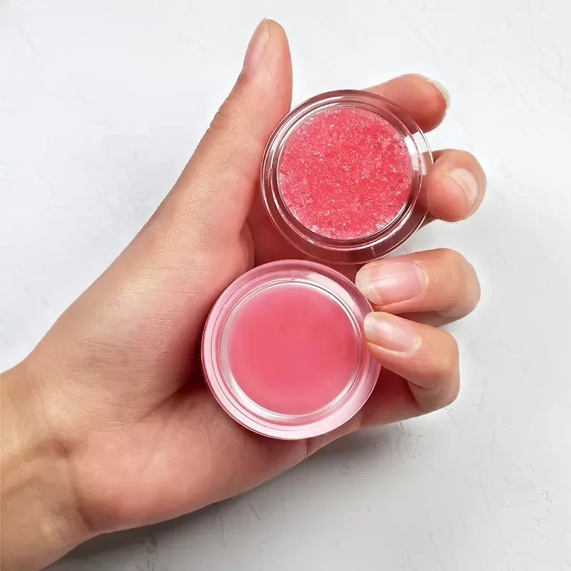 Wholesale Low Moq High-quality Deeply Hydrating Herbal Hyaluronic Plumping Lip Scrub