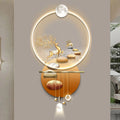 3d Glass Painting Natural Scenery LED Crystal Porcelain Painting Designs Wall Art Decor Nordic Home Decoration Items Modern