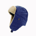 Multi-colored Russian Fur Cavalry Hat Style for Both Men and Women Plush Warm Winter Trapper Hat Fluffy Brown Blue Winter Hat