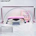 New 36W Foldable Desktop Half Moon Lamp Nail Table Cold Light Fill Light Nail Salon Desk Lamp Large Beauty Half Moon Nail Lamp