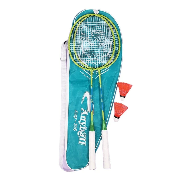 Junior Manufacture Shuttlecock Racquet Wholesaler CHeap Full Carbon Half Carbon Iron Aluminum Alloy Racket Badminton sports