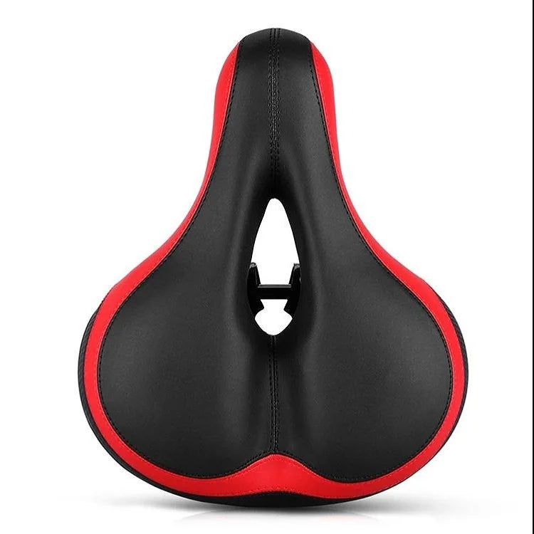 Comfortable Bicycle Seat Cushion for Adults Soft Thickened Road Bike Saddle with Reflective Sticker Simple Style