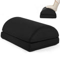 Adjustable Height Memory Foam Foot Stool Ergonomic Desk Foot Rest