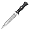 Customizable Tactical Survival Pocket Knife Stainless Steel Blade with Horn Ebony Wood Handle Industrial EDC DIY OEM